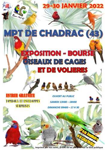 Affiche chadrac 29-30 janvier 2022